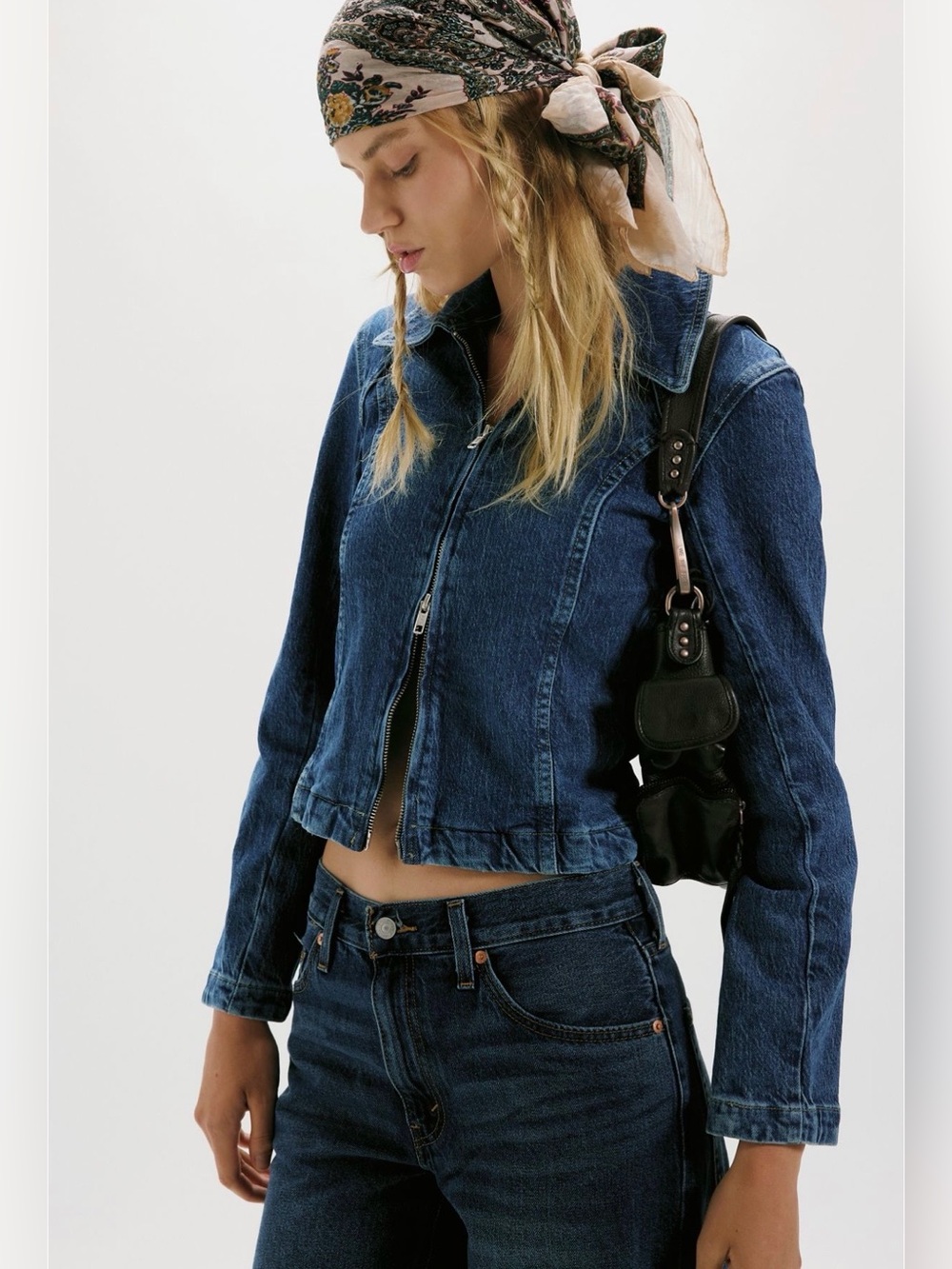 We the free river denim jacket